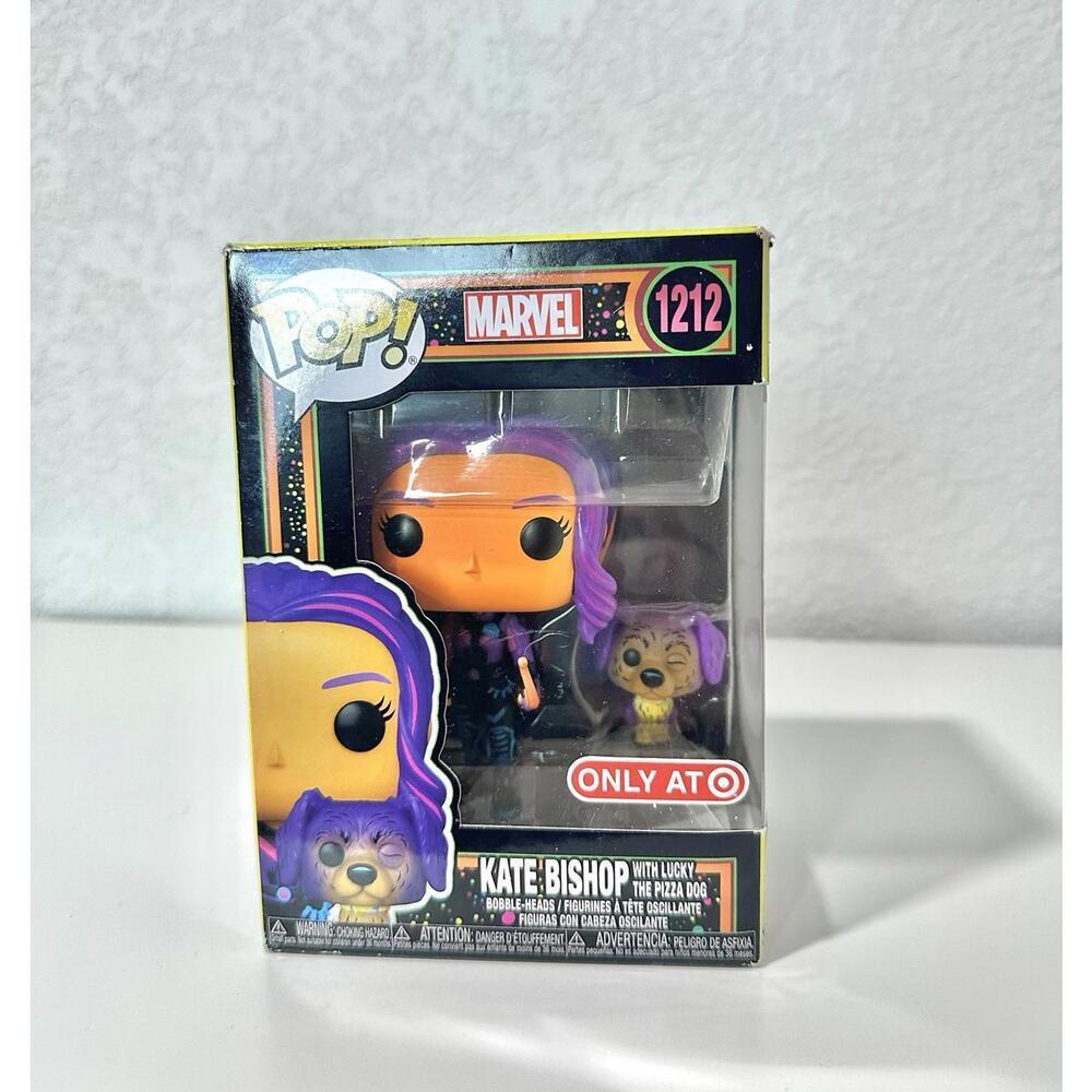 Funko Pop! Marvel - Kate Bishop with Lucky the Pizza Dog 1212 Only at Target